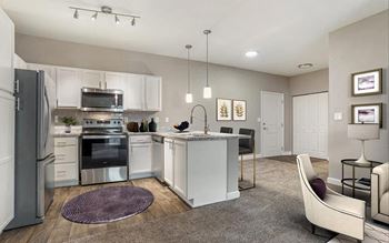 Open concept kitchen design